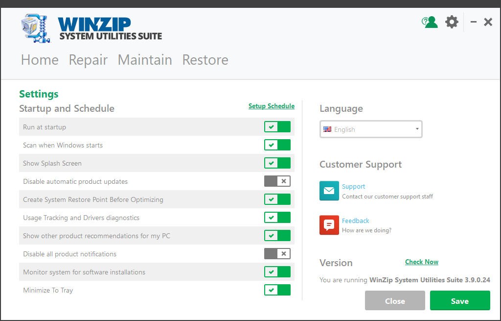 WinZip System Utilities Suite 3.19.0.80 download the last version for mac