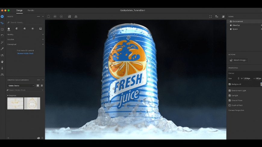 adding objects into adobe dimension