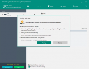 Linux file systems for windows by paragon software как пользоваться