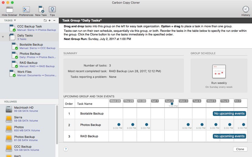 carbon copy cloner documentation